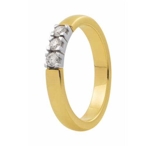 grv0209e eclat m703 ring geelgoud 0,15 ct