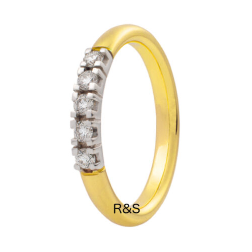 grv0216e eclat m703 ring geelgoud 0,45 ct