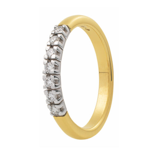 grv0221e eclat m703 ring geelgoud 0,63 ct Groeibriljant alliance memorie aanschuif ring in geelgoud met briljant briljant geslepen diamanten verlovingsringen kopen