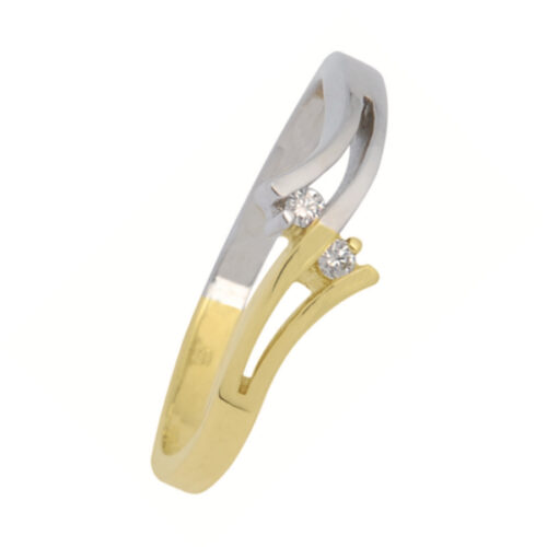 grv0310e eclat ring bicolor goud 0,05 ct