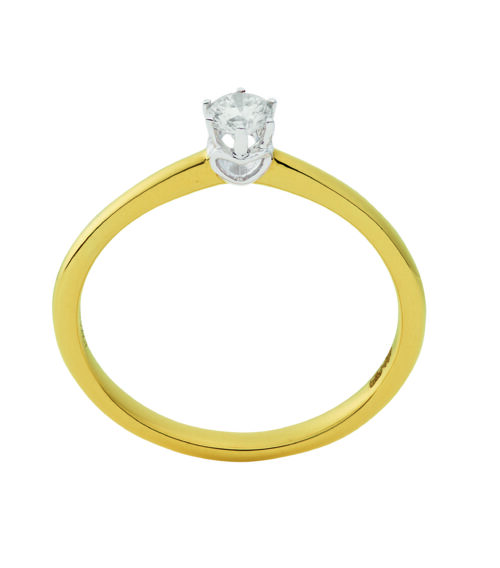 wgv0307e eclat R2022 ring geelgoud 0,15 ct