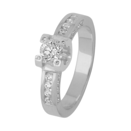 wgv0412e eclat R122 ring witgoud 0,60 ct