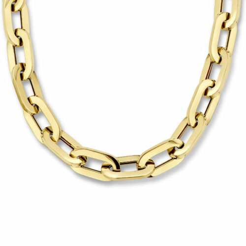 ggco006 fantasie 12 mm geelgoud 14 karaat 46 cm