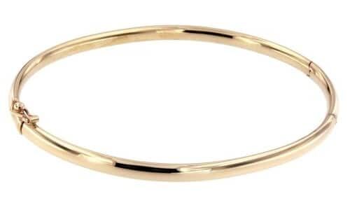 ggzsa002 ovaal 4 mm goud 14 krt medium maat 63 slavenarmband