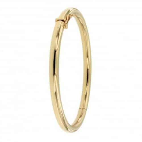 ggzsa044 5 mm geelgoud 14 k medium maat 63 slavernarmband