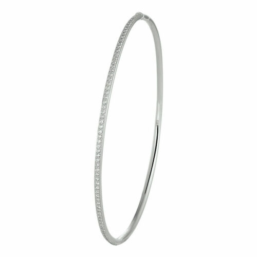 ggzsa054 diamant 0,50 ct 2 mm witgoud 14 k s 60 slavenarmband met diamant