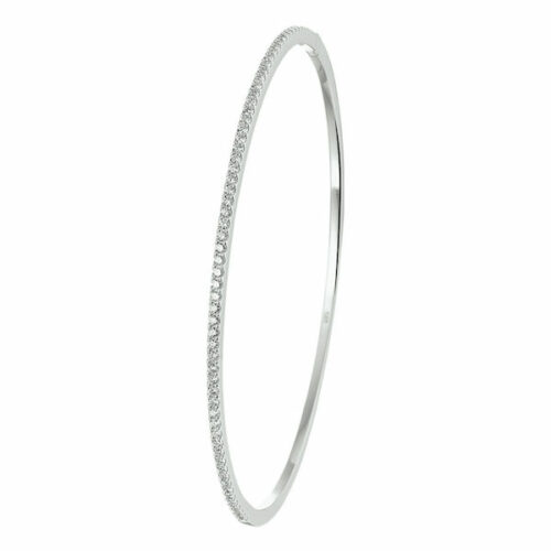 ggzsa055 diamant 0,61 ct 1,5 mm witgoud 14 karaat s 60 slavenarmband met briljant