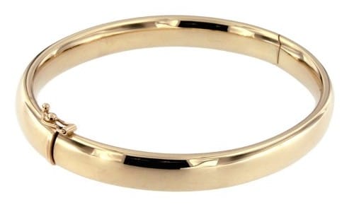 slavenarmbanden in goud en met zilveren kern