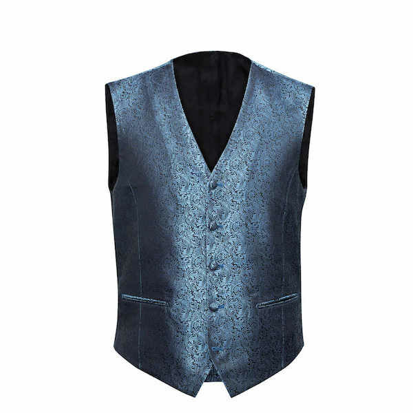 trouw gilet blauw