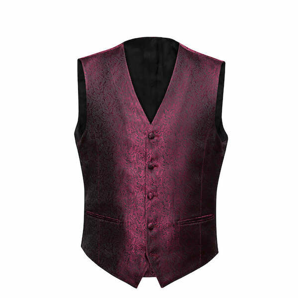 trouw gilet bordeaux rood