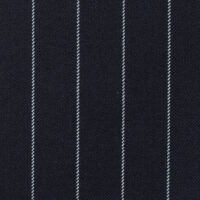 donkerblauwe stof met witte streep