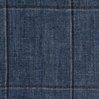 jeans blauw met marine blauwe ruit