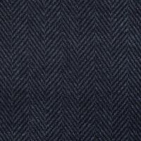 marine blauwe stof met 2 cm visgraat streep